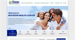 Desktop Screenshot of nuvisionhealthcenter.com