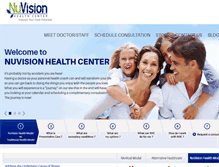 Tablet Screenshot of nuvisionhealthcenter.com